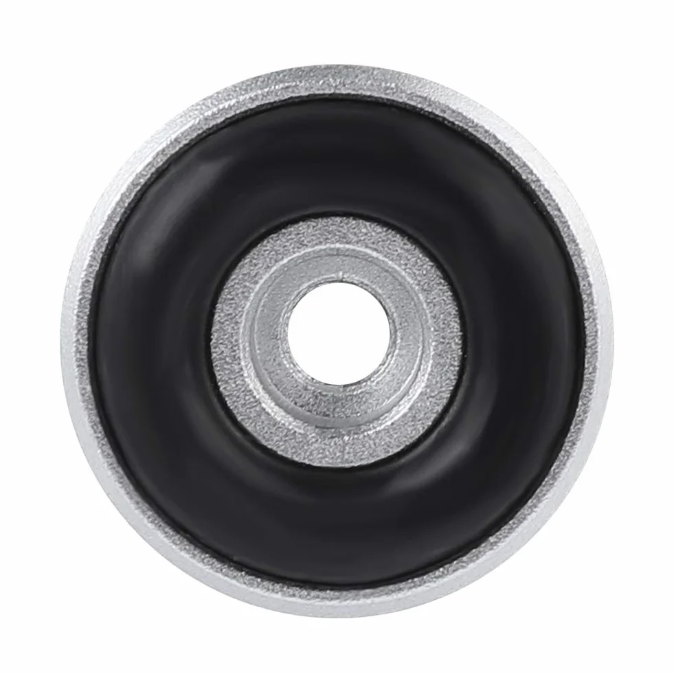 Nóżki do głośników, ochraniacz na podłogę głośnika, 4 szt. 20 * 8 mm amortyzatory ze stopu aluminium z gumowym pierścieniem, nóżki do wzmacniacza (srebrne)