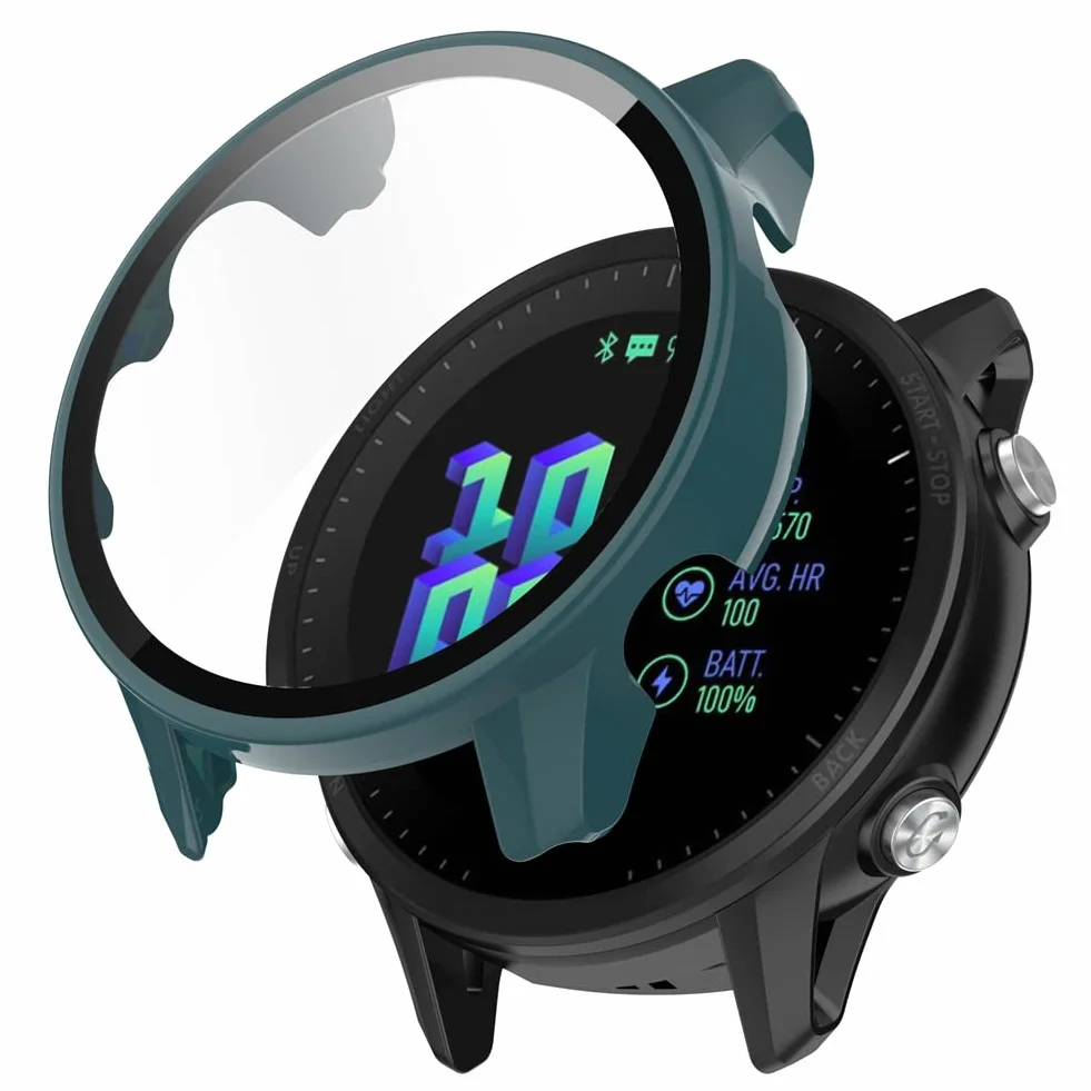 Etui kompatybilne z zegarkiem Garmin Forerunner 955, osłona ekranu, miękkie tworzywo TPU, odporne na zarysowania, pełna osłona do zegarka Forerunner 955, akcesoria do smartwatcha, Jeden