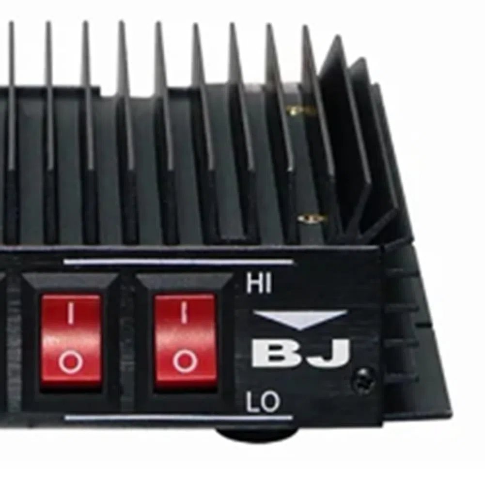 150 V VHF wzmacniacz radiowy 2,5-5 W FM/40-50 W FM 136-174 MHz do wzmacniacza radiowego MINI C, wzmacniacza sygnału, trwały, łatwy w obsłudze, czarny (145-155 MHz).