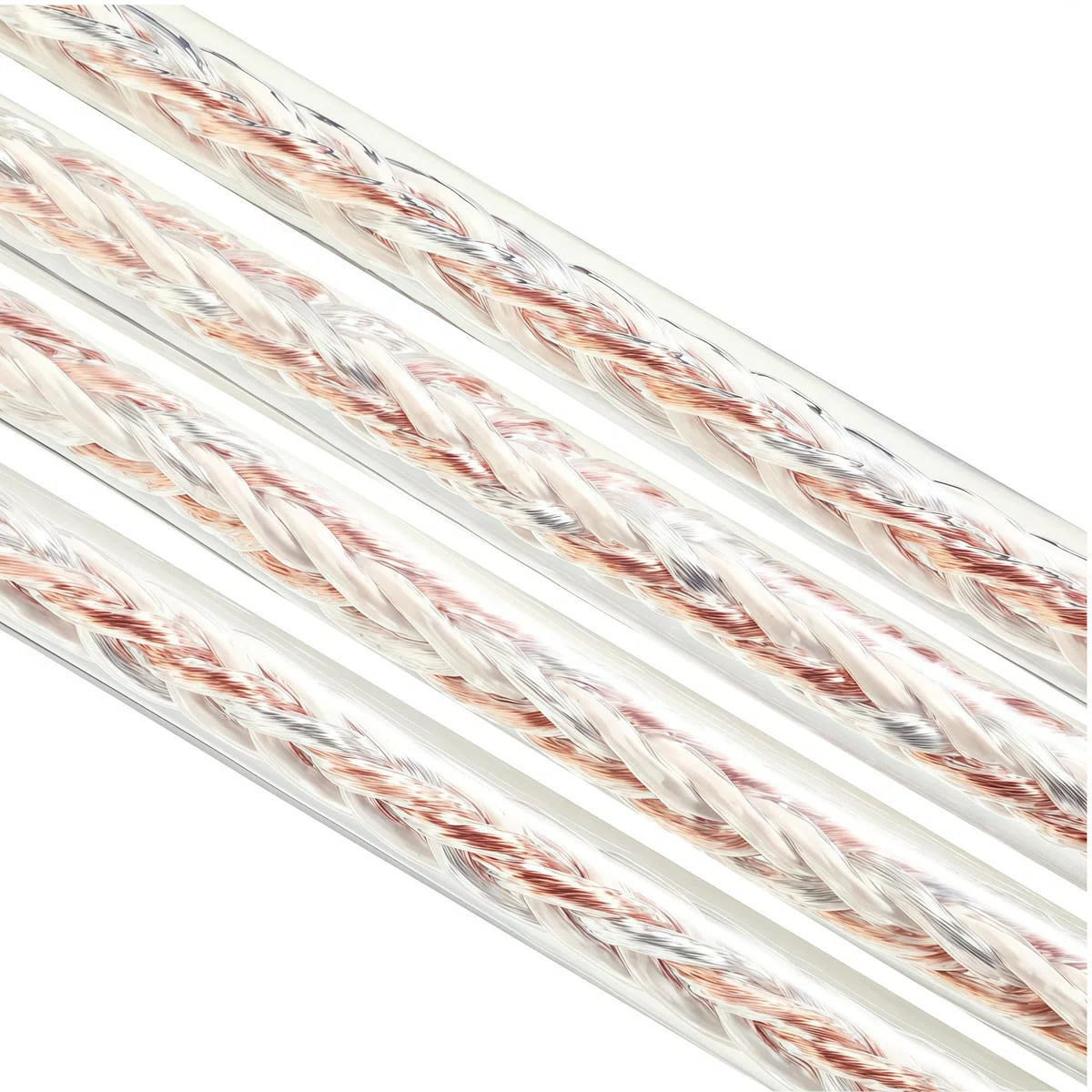 WAudio Kabel zasilający audiofilski 10 AWG, przewód zasilający OFC klasy premium z wtyczkami Schuko i C15 do systemów HiFi (2 m)