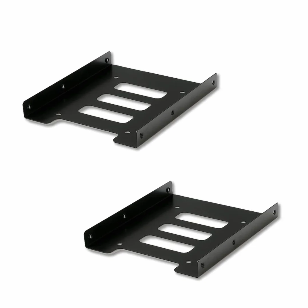 2 sztuki ramek montażowych do dysków twardych 2,5" SSD na 3,5" adapter ramka wymienna ramka mocowanie szyny rama montażowa ramka SSD adapter dyski wymienne ramka montażowa ramka montażowa ze śrubami