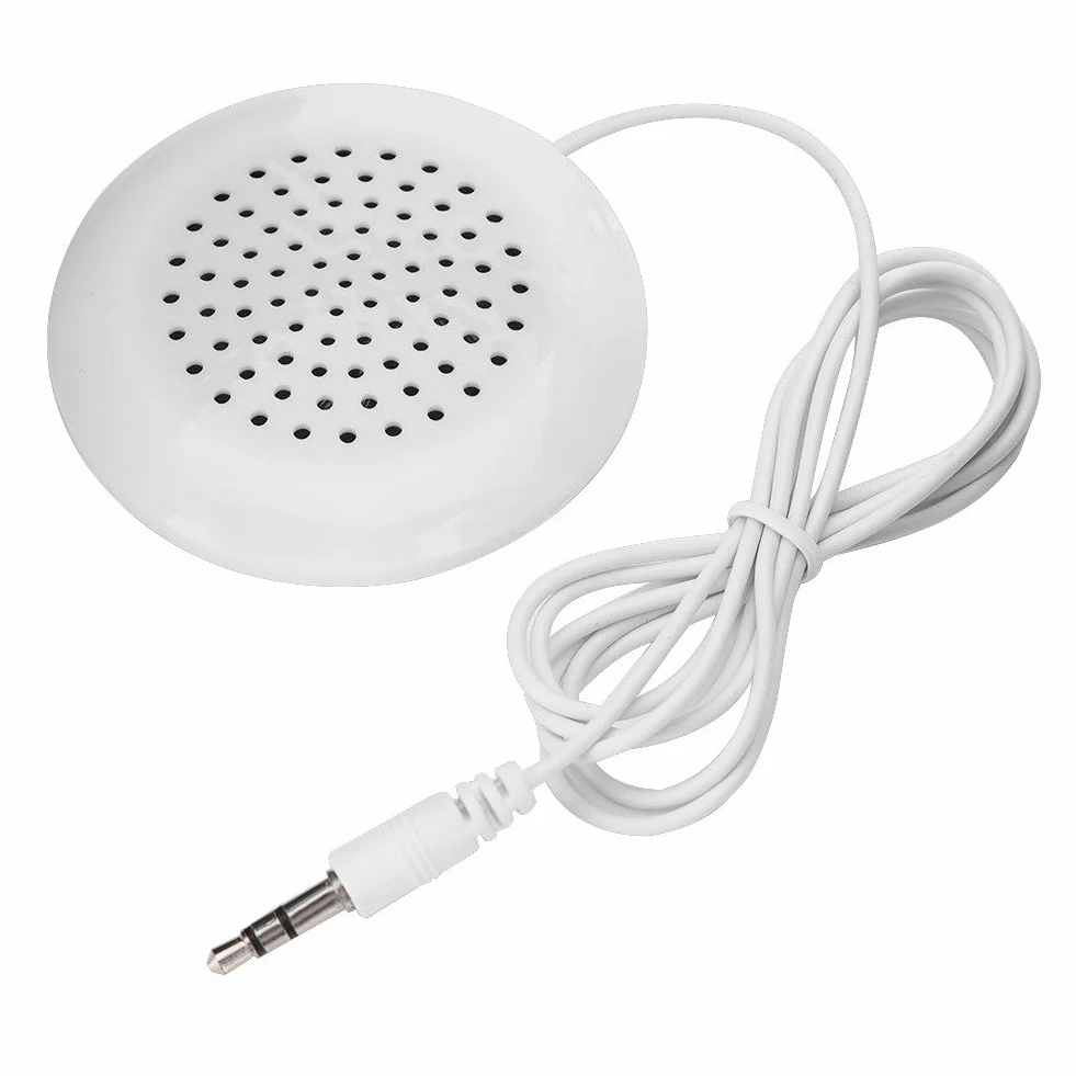 Głośnik poduszkowy Gniazdo mini głośnika Wtyk jack 3,5 mm, głośnik poduszkowy Mini przenośny głośnik stereo Zaawansowana konstrukcja dla płyt CD z odtwarzaczem MP3 Kompatybilny z urządzeniami audio