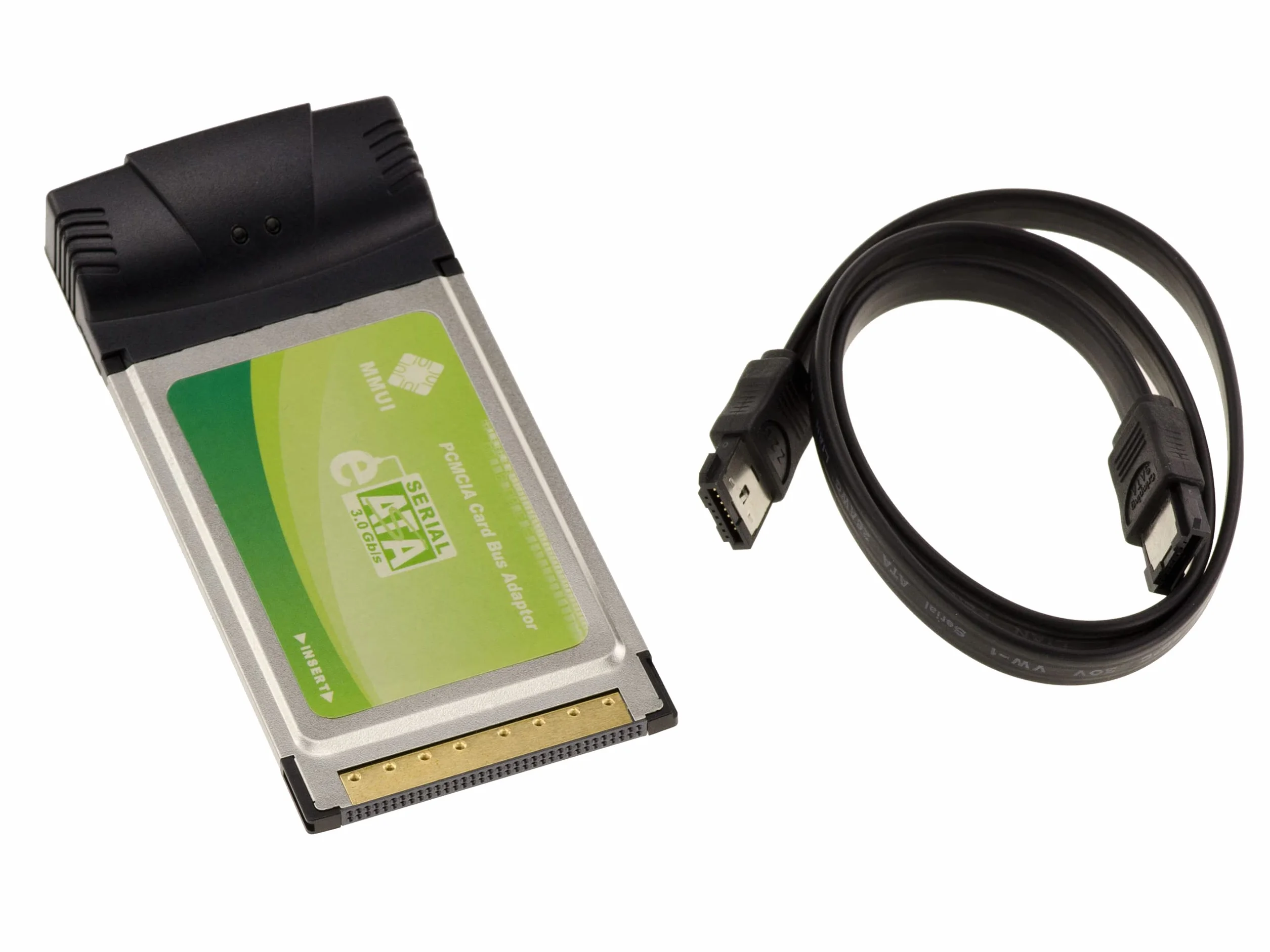 KALEA-INFORMATIQUE Karta PCMCIA CARDBUS 32 BIT 2-portowa eSATA z chipsetem Initio Inic 1620Ta2, dostarczana z kablem eSATA