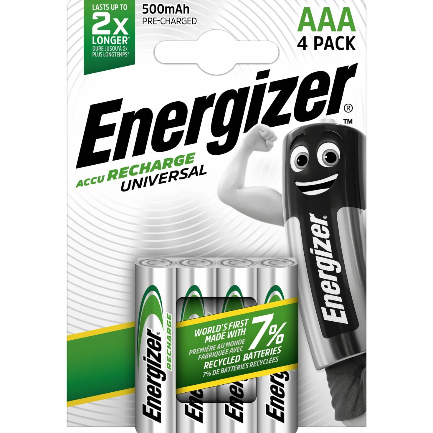 Energizer E301375700 Akumulatorki, 4 szt AAA