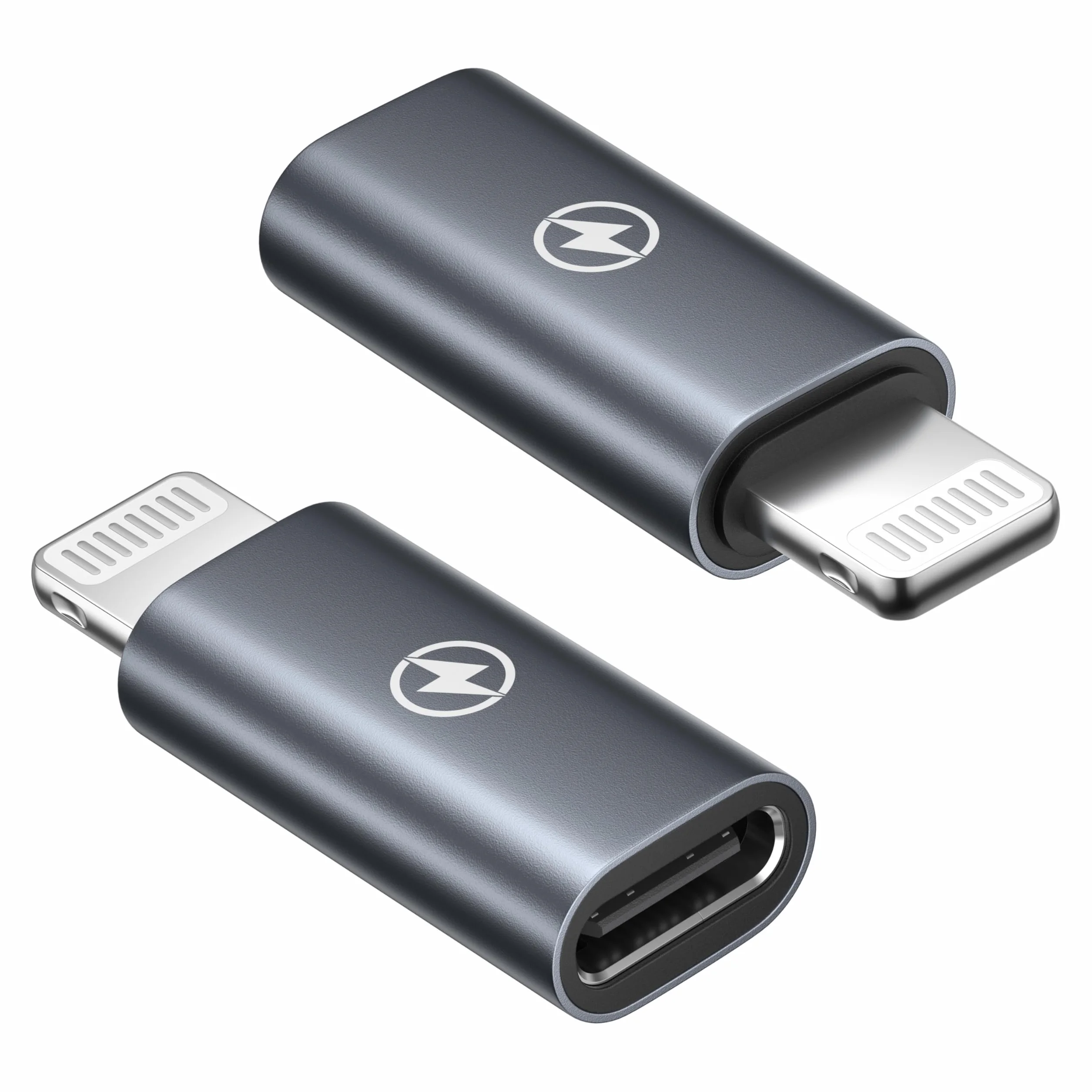 Adapter USB-C do Lightning (zestaw 2 szt.), adapter USB-C do Lightning PD 36W do szybkiego ładowania iPhone'a 14/14 Pro/13 12 11 Pro Max/Mini/XS/XR/iPada/AirPods