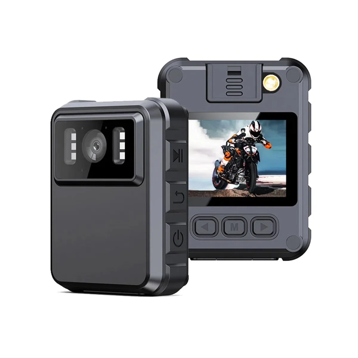 Kamera na ciało Kamera montowana na ciele 1080P DVR wideo Security BodyCam IR Night Vision poręczne minikamery egzekwowanie prawa 10 godzin nagrywania z dźwiękiem i obrazem(Without WIFI)