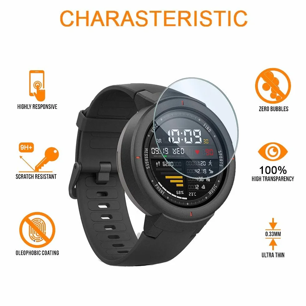 (3 sztuki) Oraniacza Ekranu do GARMIN EDGE EXPLORE 2, szkło hartowane folia ochronna