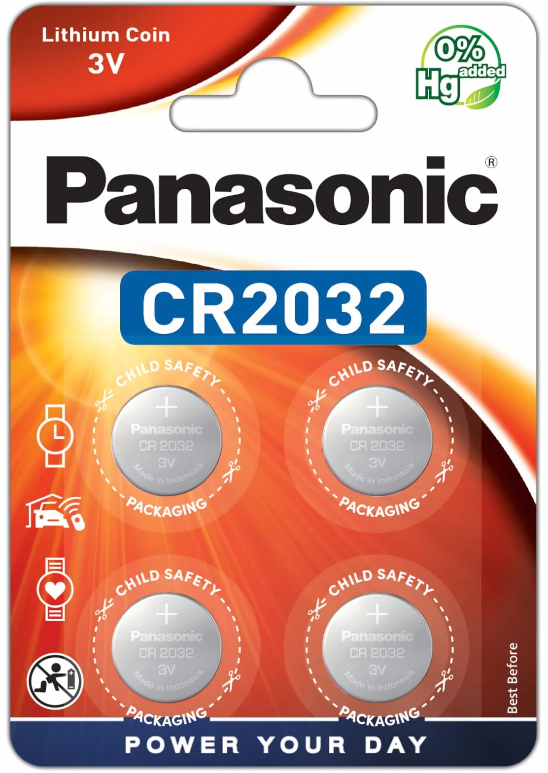 Panasonic bateria litowa, guzikowa