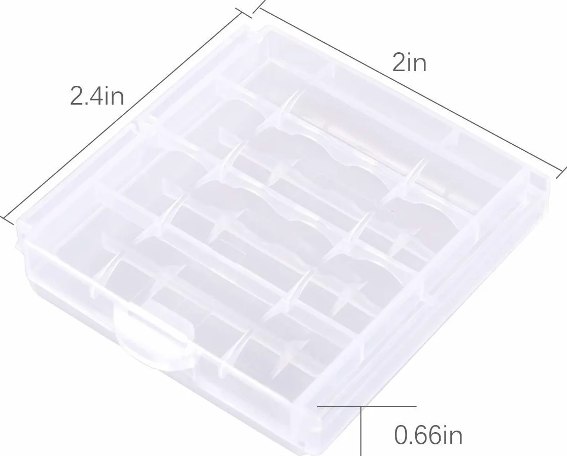 GTIWUNG 15 sztuk uchwyt na baterie 2AA, obudowa z tworzywa sztucznego, uchwyt na akumulatory, przegródka na baterie 2 x 1,5 V AA, uchwyt 3V z kablem podłączeniowym 2 gniazda + 3 sztuki przezroczystej