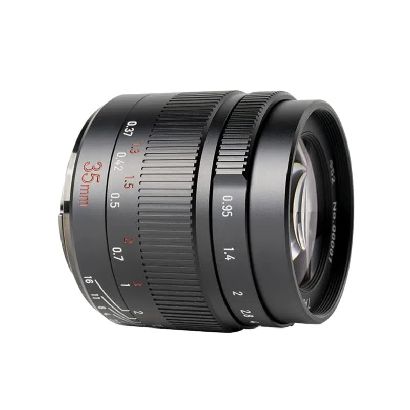 7artisans Obiektyw aparatu APS-C MF 35 mm F0.95 do M4/3 Mount do kamer bezlusterkowych M2 Pen-F GH4 GH5 i wielu innych.