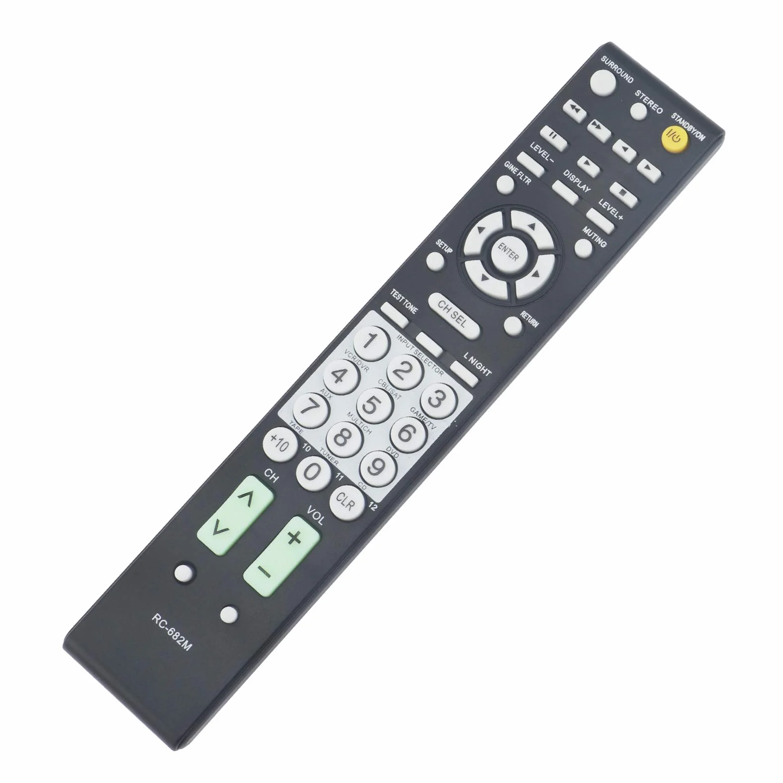 VINABTY RC-682M pilot zastępczy do ONKYO AV XSR504 TXSR50 SR605B SR605S HTS680 HTS780 HTS787C HTS790 HTR330 HTR340 HTR550 HTR550S HTR57 HTR940 HTR940. RC-681M RC-606S RC-607M SR603 SR502 SR504