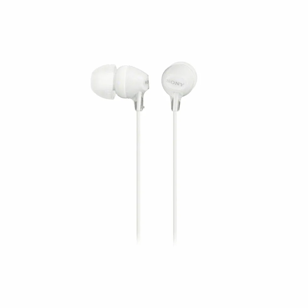 Sony MDR-EX15LPW lekkie słuchawki douszne, białe
