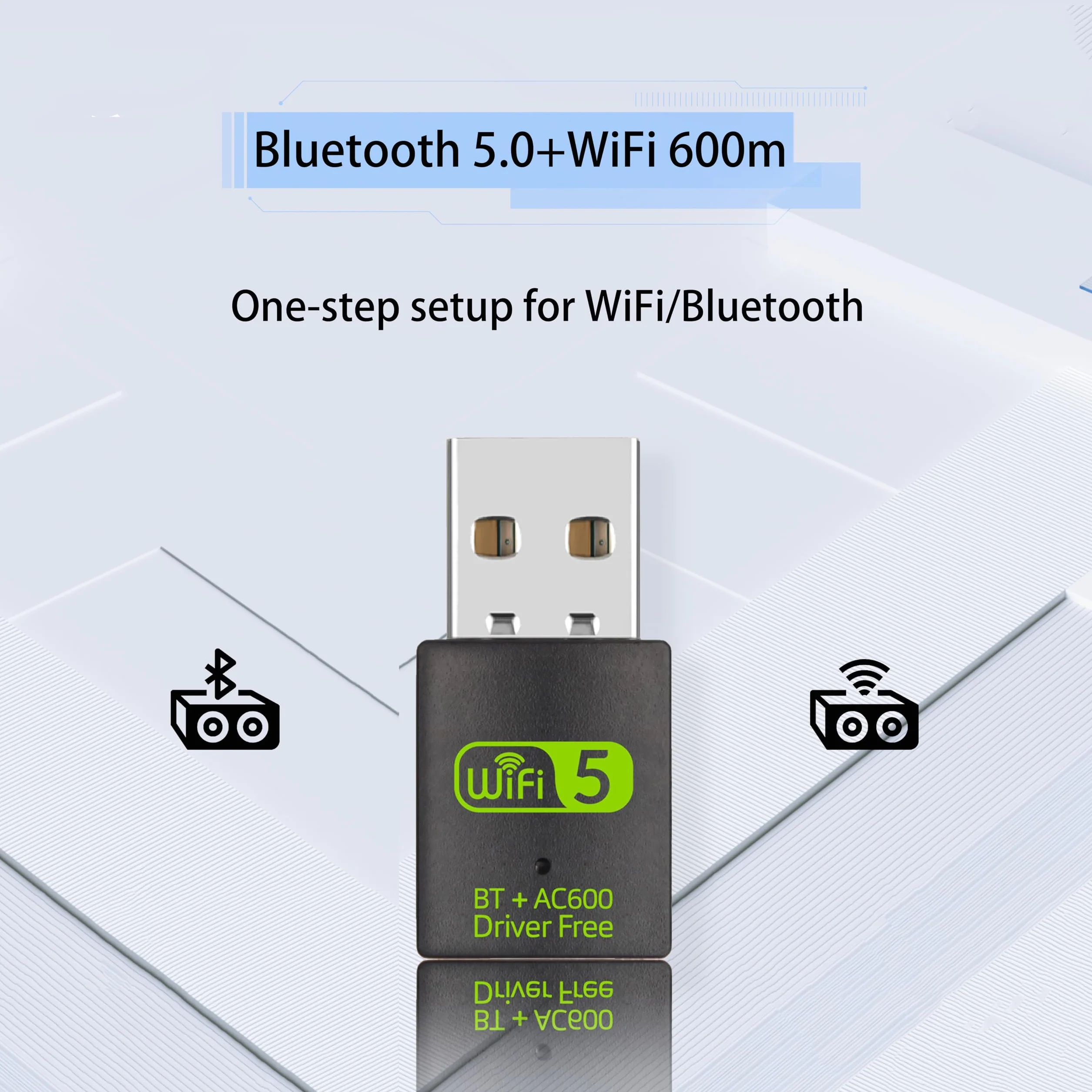 USB Wifi do komputerów stacjonarny 2,4 g/5 g Hz Wifi USB do komputera PC adapter USB USB 5.0 Plug Play