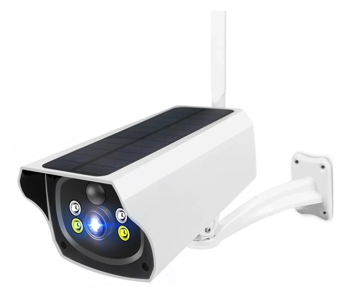 Kamera monitorująca, Kamera zewnętrzna 4G słoneczna 1080P HD 3G karta SIM kamera IP bezpieczeństwa Panel słoneczny zasilana z baterii kamera monitorująca(Wifi,4G x Battery)