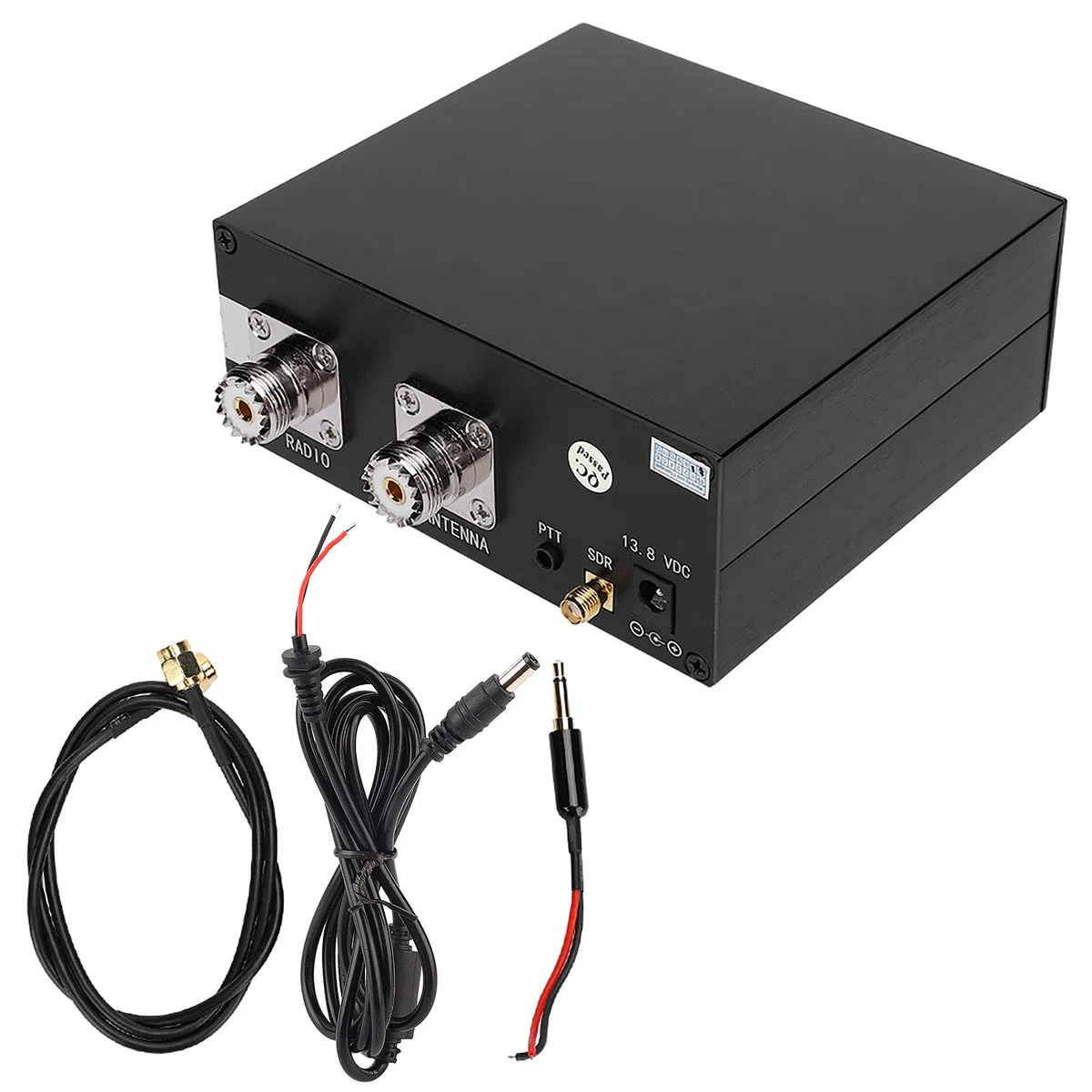 DC-160MHz antena współdzieląca, 100W antena współdzieląca SDR przełącznik nadawczo-odbiorczy TR skrzynka rozdzielcza, antena współdzieląca aluminiową skrzynkę