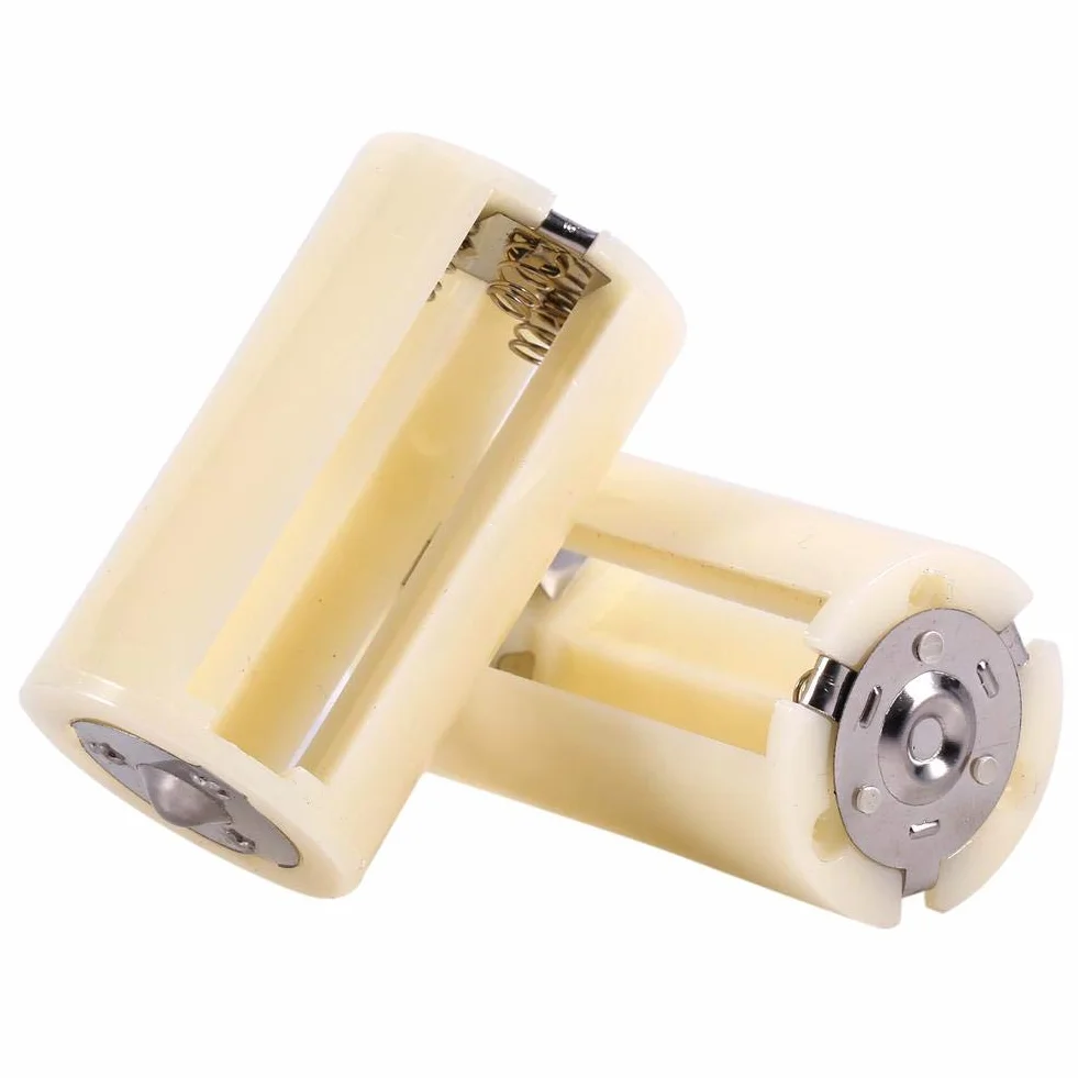Adapter i konwerter uchwytu na baterie 6 x 3,3 cm / 2,36 x 1,3 cala 1 AA, 2 AA, 3 baterie AA do konwertera baterii D (4 szt.)