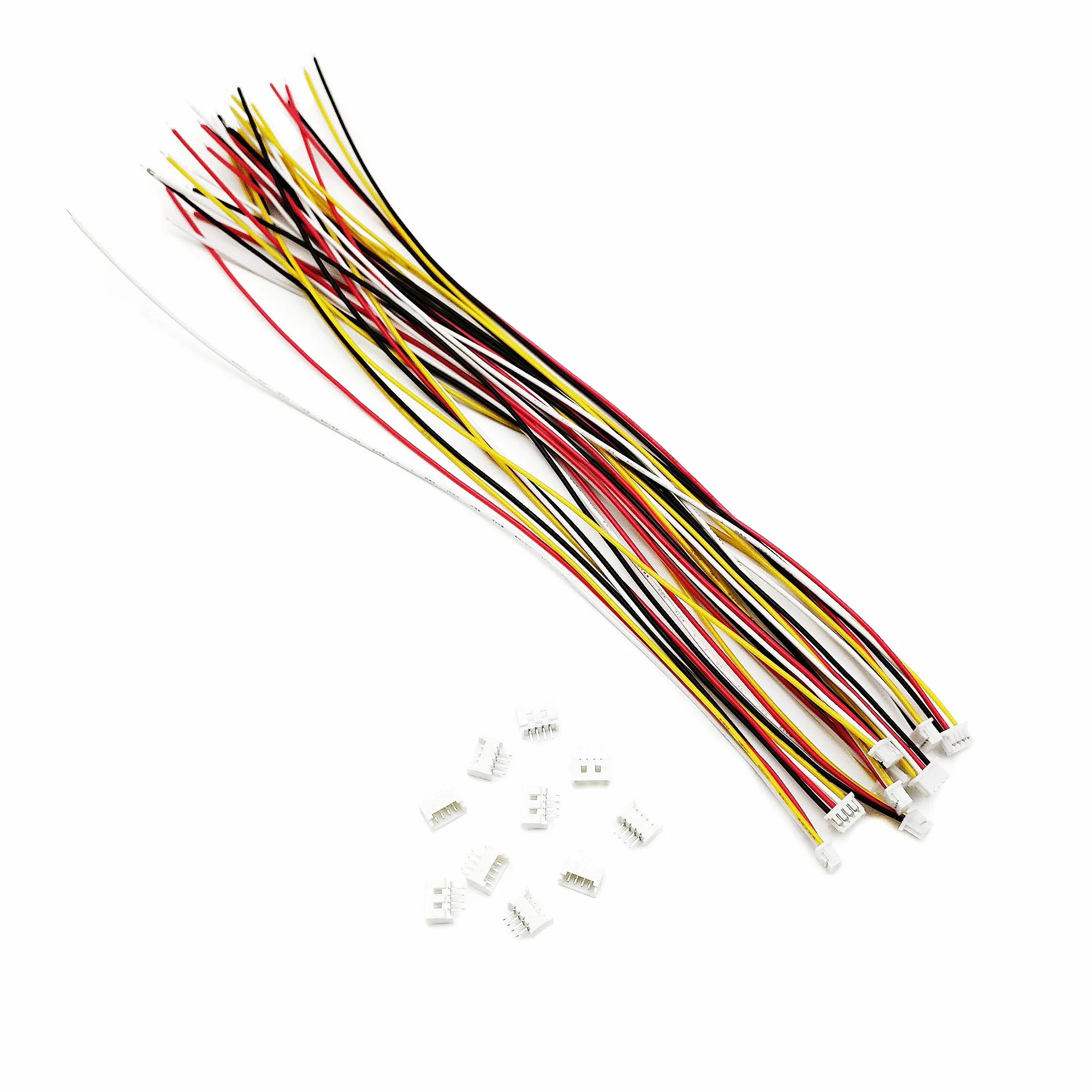 10 zestawów Mini Micro JST 1,25 mm 4-biegunowa wtyczka z UL1571-26AWG 20 cm kabel przewód i gniazdo JST 1.25 zestaw złączy wtykowych